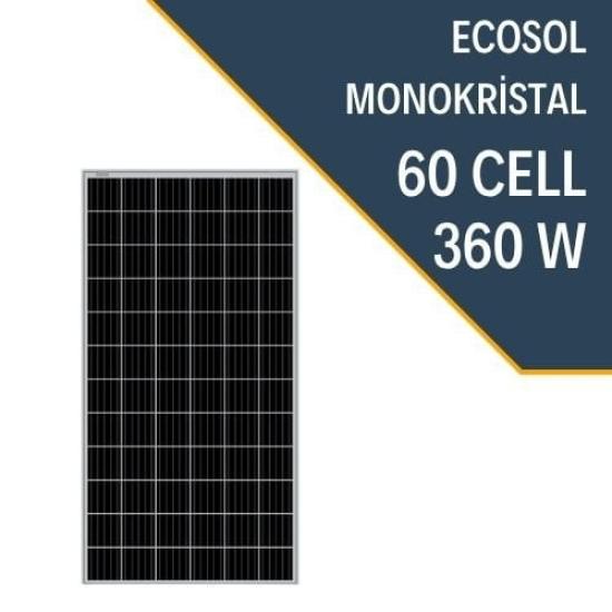 360W MONOKRİSTAL ECOSOL GÜNEŞ PANELİ